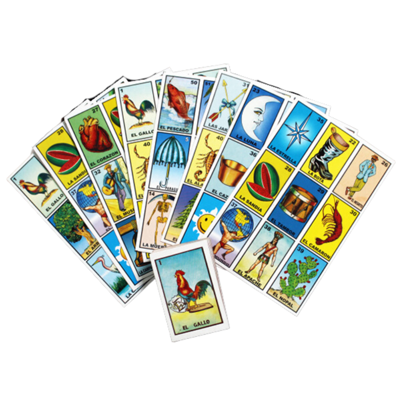 Lotería mexicana 8 tablas