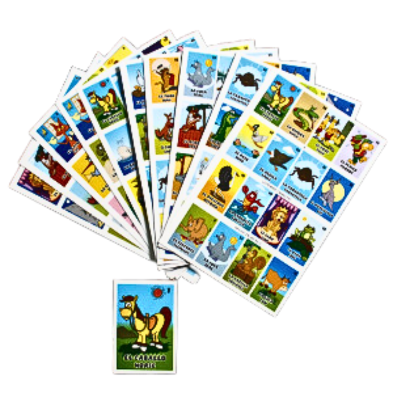Lotería animales 10 tablas