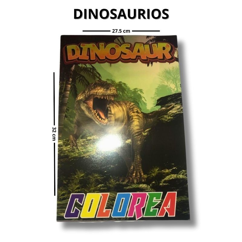 libro de colorear de dinosaurios