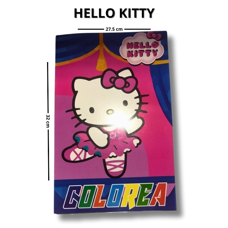 libro de colorear de hello kitty