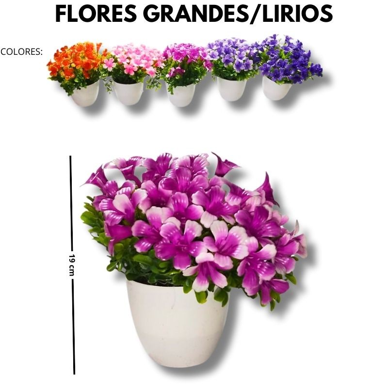 lirios artificiales