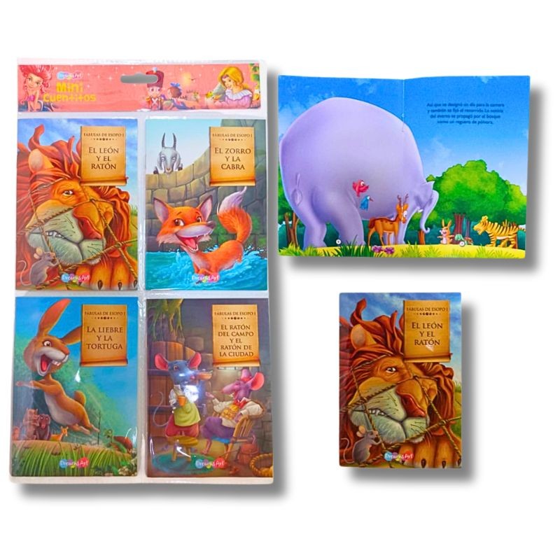 Mini Libro de Ilustraciones para Colorear