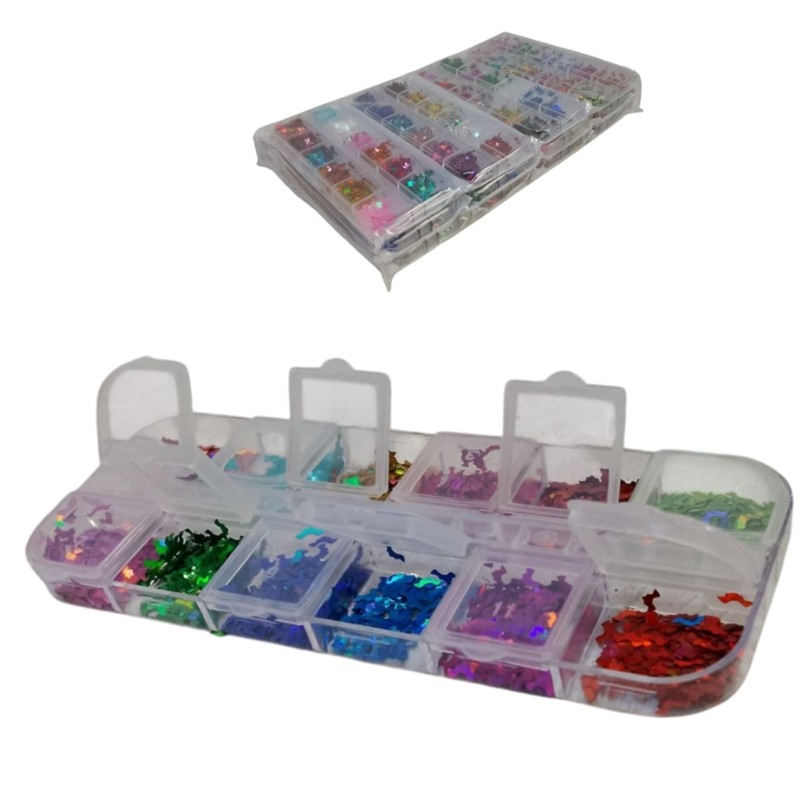glitter para uñas