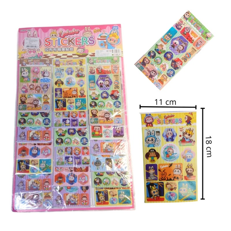 pegatinas de labubu