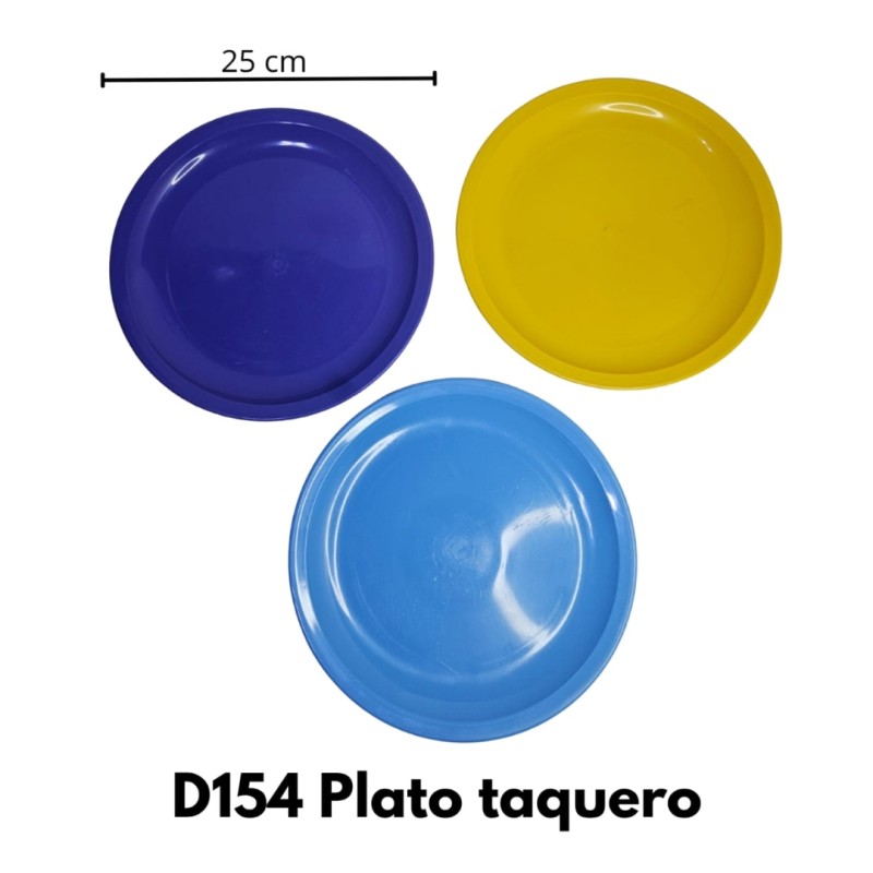 platos de plastico