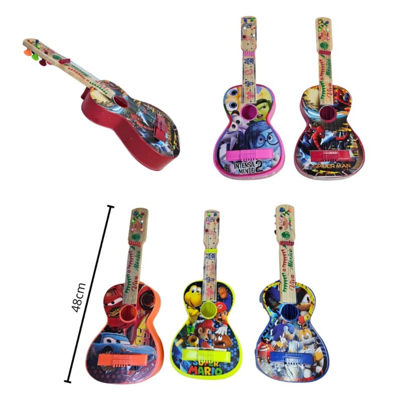 guitarra de madera