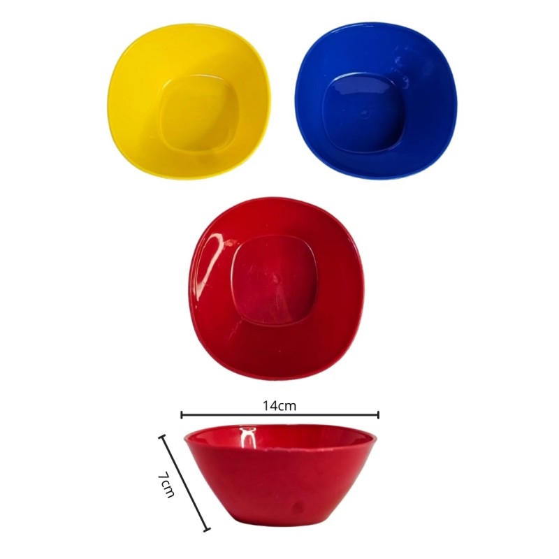 tazon cuadrado colores