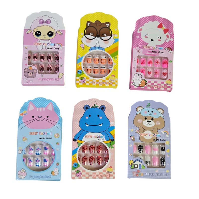 uñas postizas infantiles