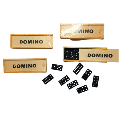 Domino caja madera