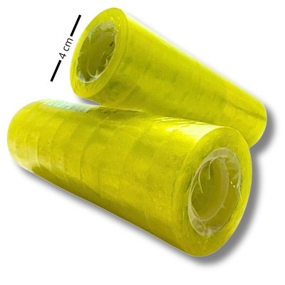 Cinta Adhesiva Transparente Gruesa - Pack de 10