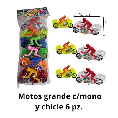 moto con chicle