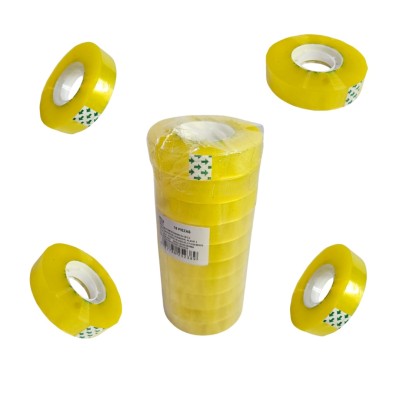 Cinta Adhesiva Transparente Gruesa - Pack de 10